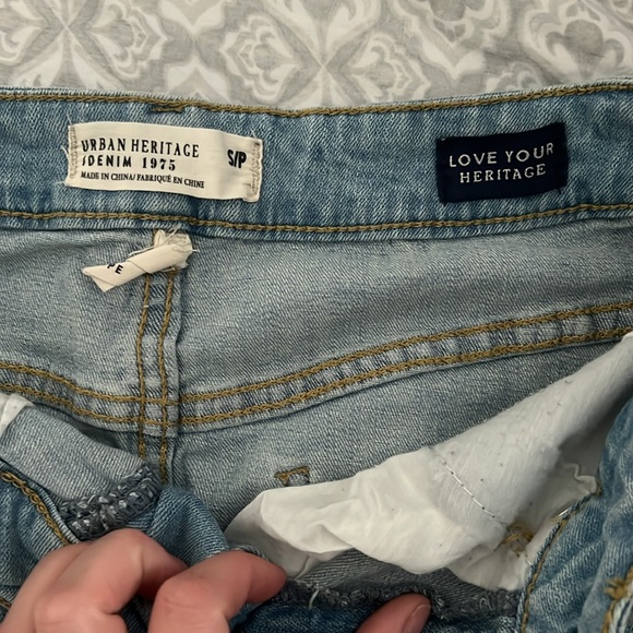 blue jean skirt - Picture 2 of 3